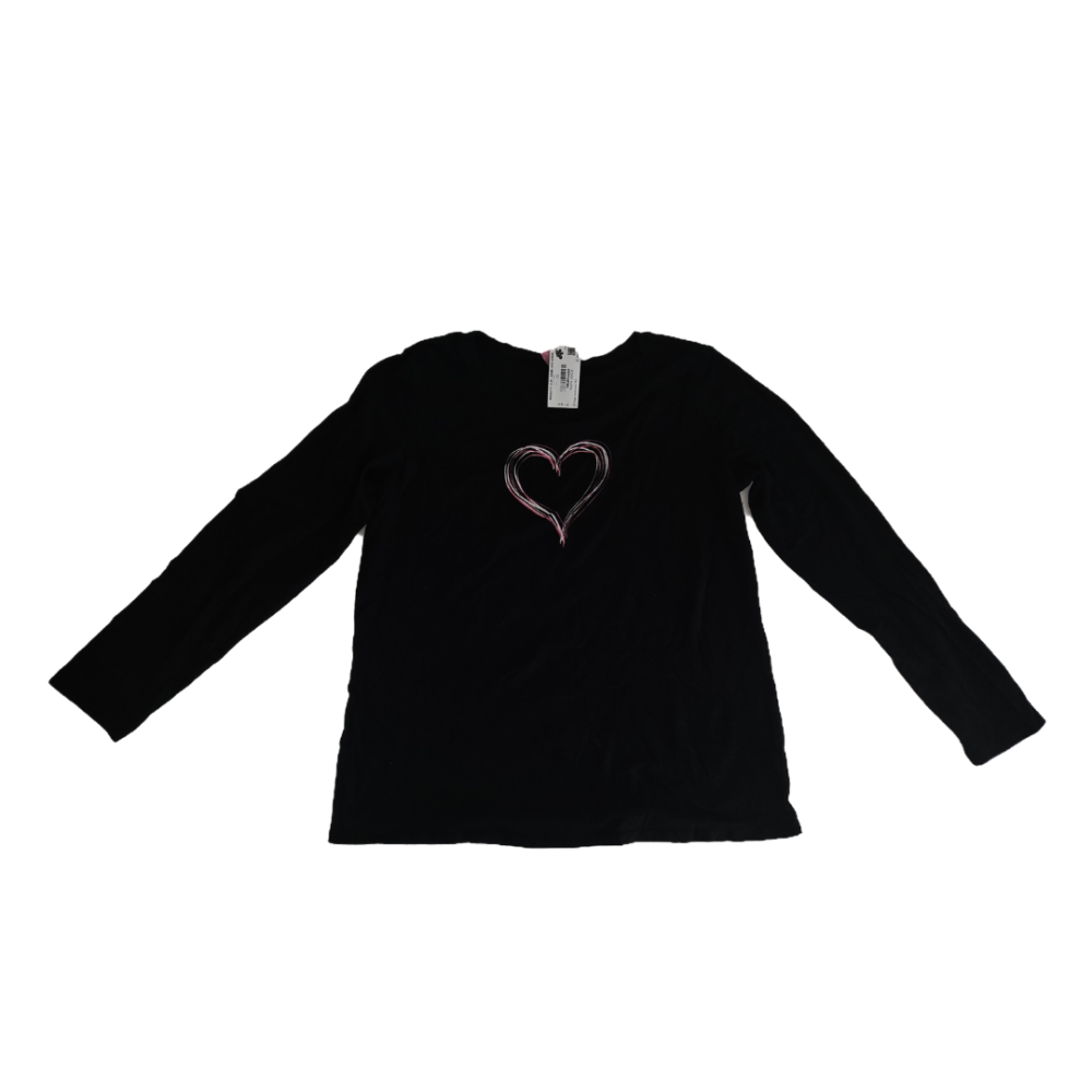 Blusa Talla XL negra manga Larga