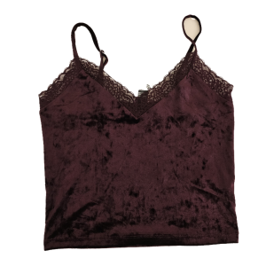 Blusa Talla M morada encaje