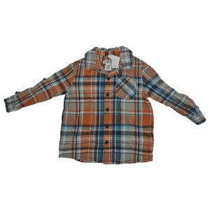 Camisa de cuadros niño Talla 24 meses