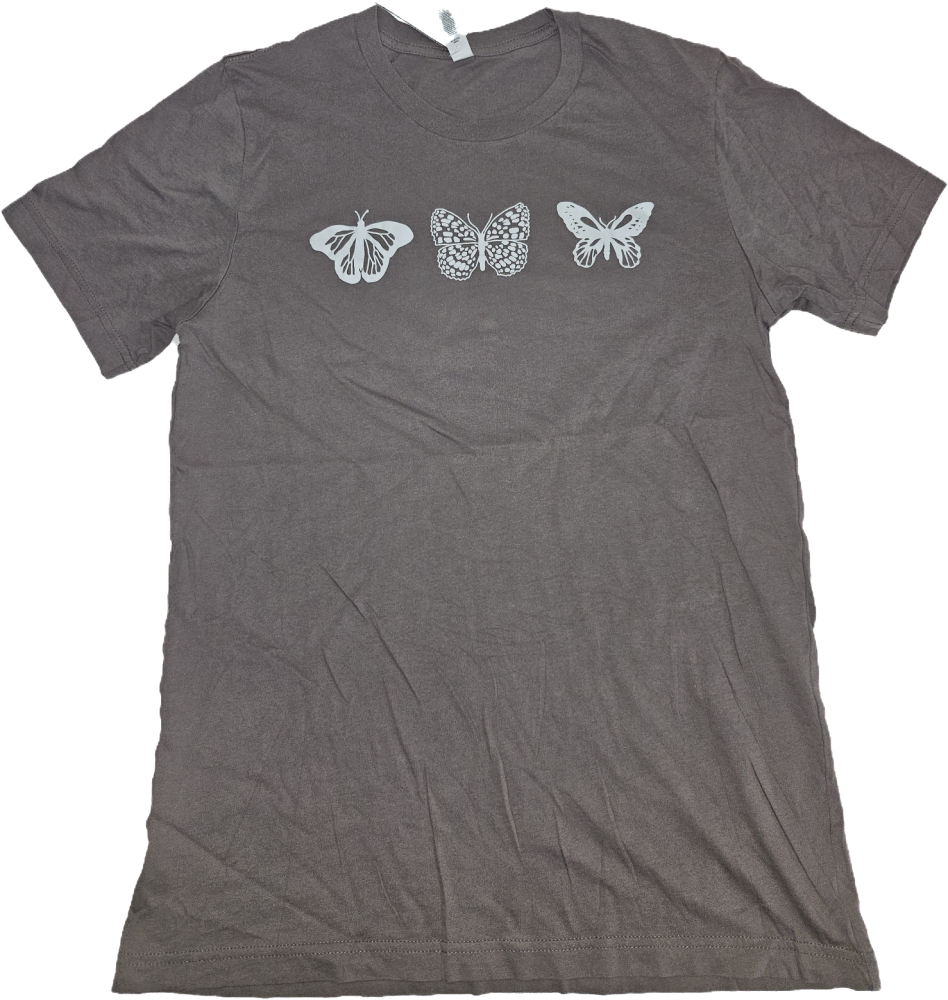 Camiseta Talla M mariposaas logo